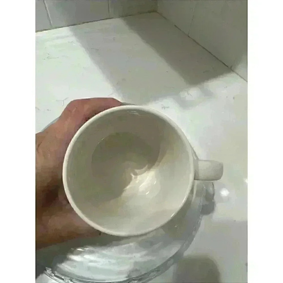 Coffee Break Themed mug cappuccino Espresso Pink Blue Beans - Picture 10 of 11